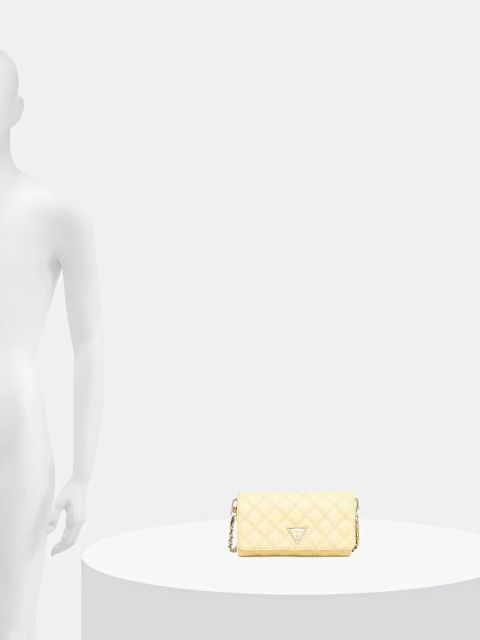 Guess kopertówka GIULLY kolor żółty HWQG87 48750