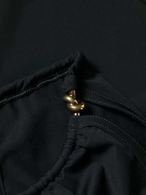 Bottega Veneta keyhole-neck swimsuit - Black