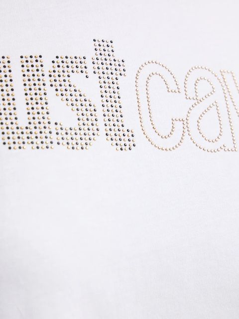 Just Cavalli t-shirt bawełniany damski kolor biały 79PAHE23 CJ110