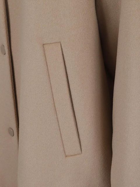 Weekend Max Mara logo-patch bomber jacket - Neutrals