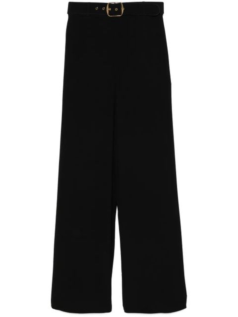 ZIMMERMANN belted wide leg trousers - Black - zdjęcie produktu nr 1