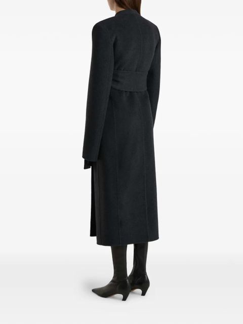 KHAITE Jelson belted coat - Grey