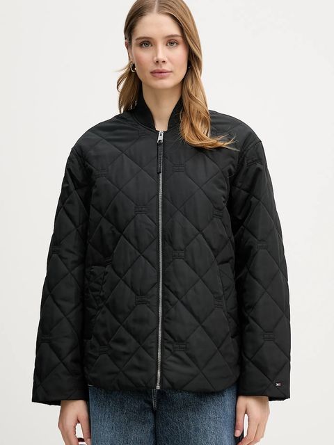 Tommy Hilfiger kurtka kolor czarny przejściowa WW0WW48691 - zdjęcie produktu nr 1