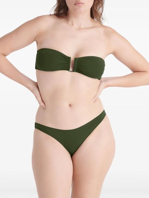 ERES Show bandeau bikini top - Green