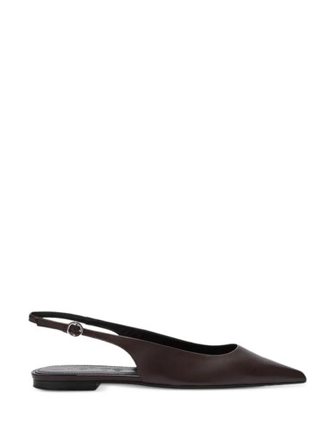 Aeyde Amaya pointed slingback sandals - Black - zdjęcie produktu nr 1