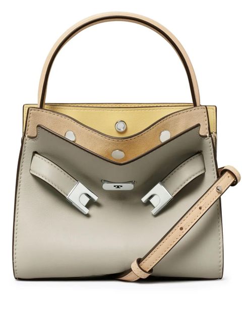 Tory Burch Lee Radziwill Petite Double tote bag - Grey - zdjęcie produktu nr 1