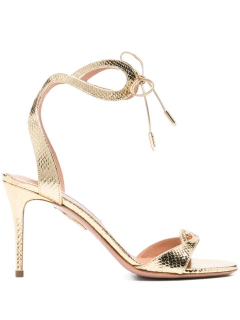 Aquazzura 85mm Tessa sandals - Gold - zdjęcie produktu nr 1