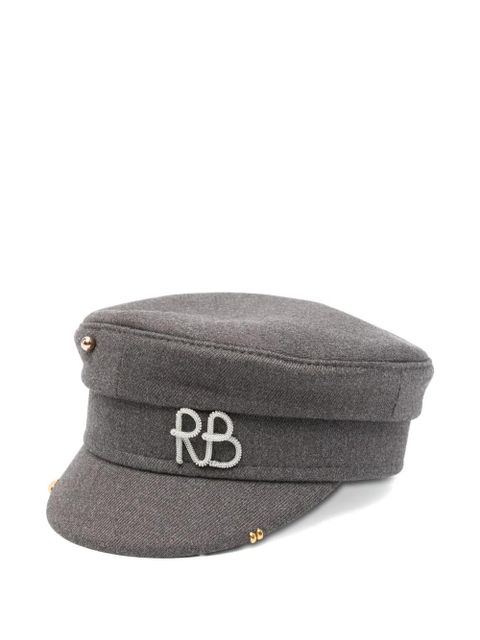 Ruslan Baginskiy Pierced Baker Boy Cap hat - Grey - zdjęcie produktu nr 2