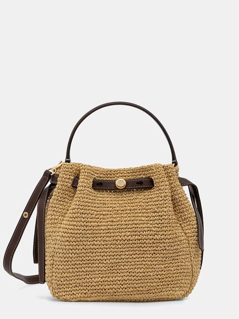 Tory Burch torebka worek damska pleciona Romy - zdjęcie produktu nr 1