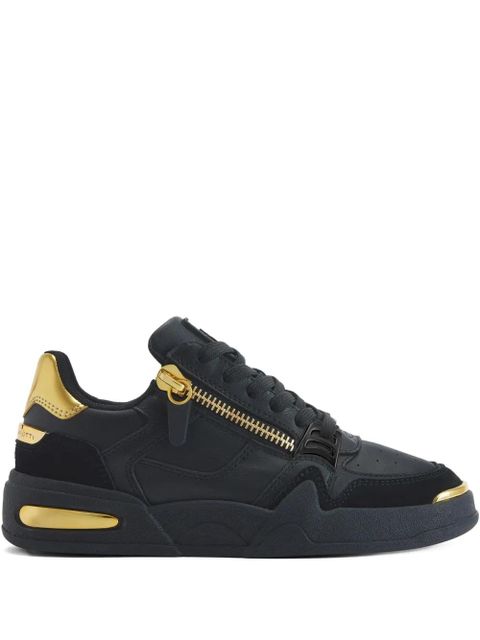 Giuseppe Zanotti zip-detail sneakers - Black - zdjęcie produktu nr 1