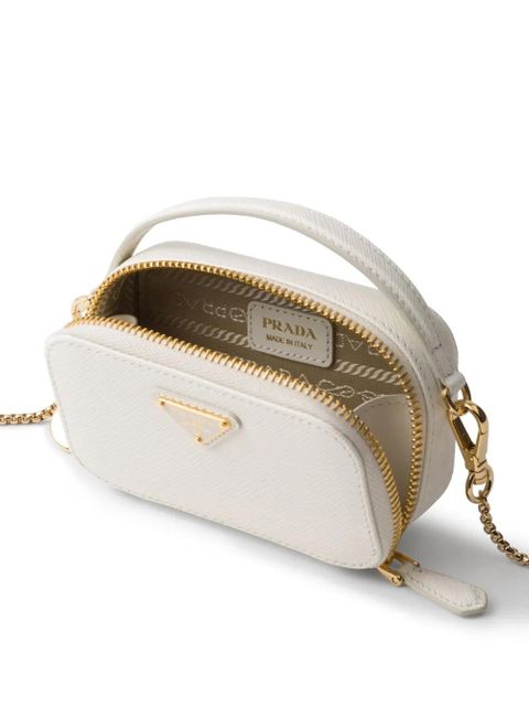 Prada Saffiano leather mini bag - White