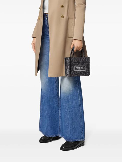 Versace extra small Barocco Athena tote bag - Black - zdjęcie produktu nr 2