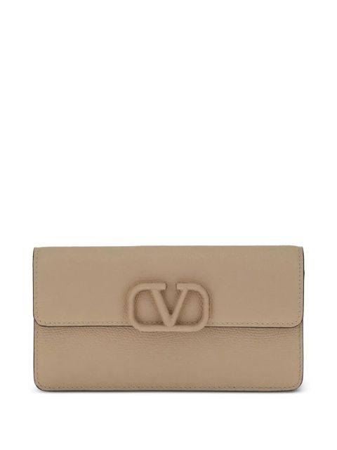 Valentino Garavani VLogo Signature strap wallet - Brown - zdjęcie produktu nr 1