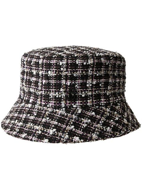 Maison Michel Axel tweed bucket hat - White - zdjęcie produktu nr 1