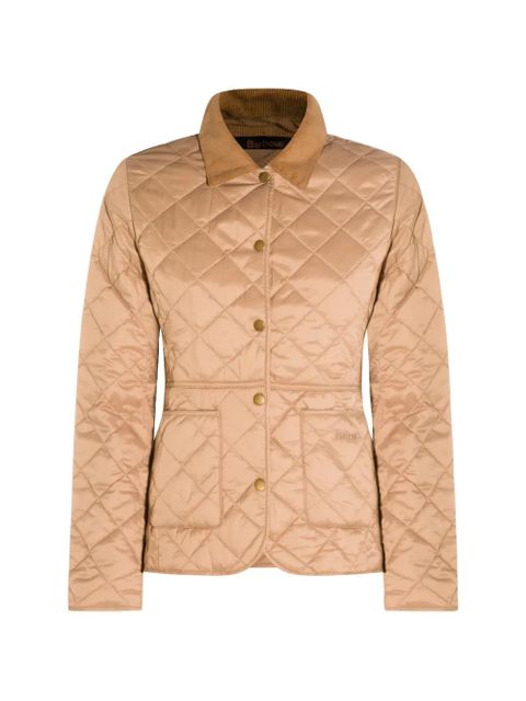 Barbour Deveron corduroy-collar quilted jacket - Neutrals - zdjęcie produktu nr 1