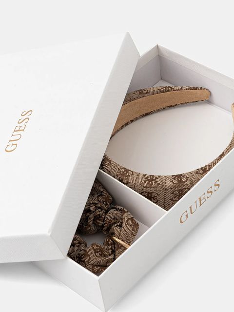 Guess opaska i gumka do włosów NOELLE 2-pack