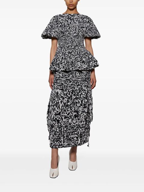 KHAITE Eva Peep Toe pumps - White