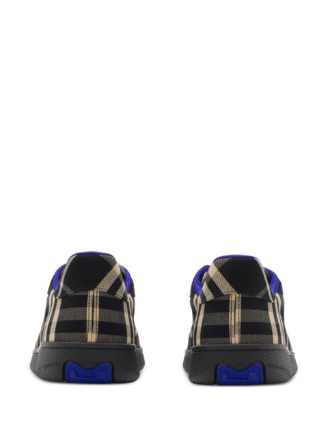 Burberry Terrace checked sneakers - Black