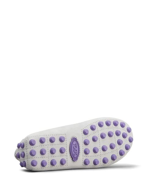 Tod's Gommino logo-debossed loafers - Grey