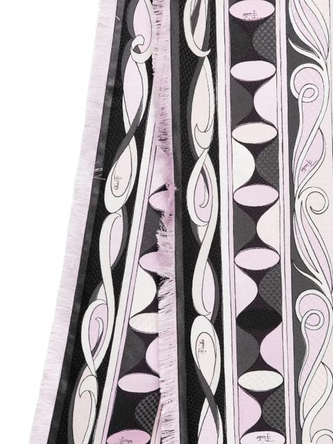 PUCCI patterned scarf - Black