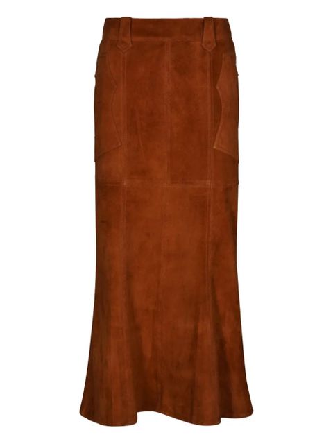 Johanna Ortiz Sundown midi skirt - Brown - zdjęcie produktu nr 1