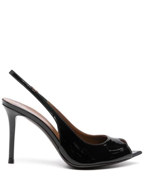 Giuseppe Zanotti 90mm Intriigo Open Toe sandals - Black - zdjęcie produktu nr 1