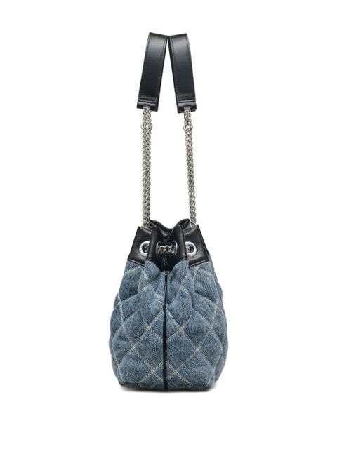 Marc Jacobs The Quilted Denim Chain Sack bag - Blue