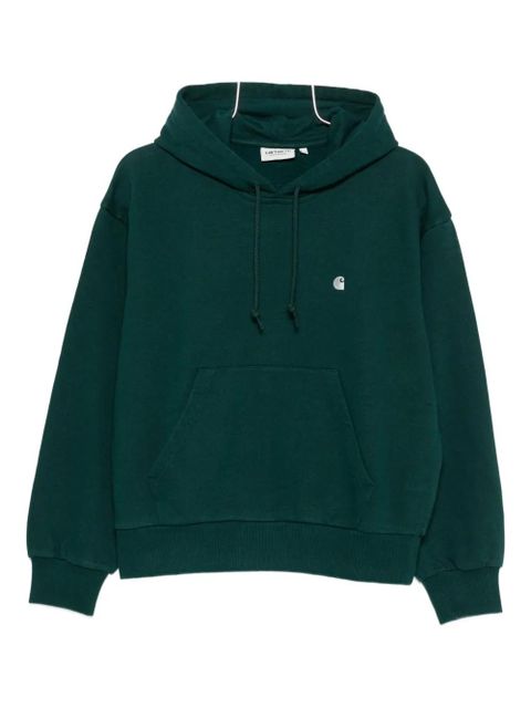 Carhartt WIP logo-embroidered hoodie - Green