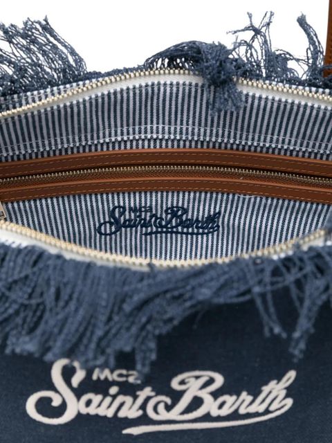 MC2 Saint Barth frayed tote bag - Blue