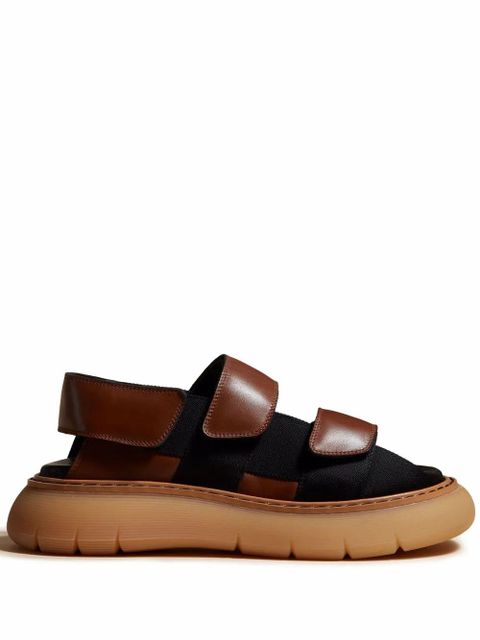 KHAITE Murray chunky leather sandals - Brown - zdjęcie produktu nr 1