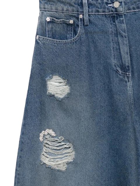 Simone Rocha distressed puddle jeans - Blue - zdjęcie produktu nr 2
