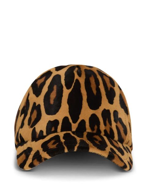 Balmain leopard-print cap - Brown - zdjęcie produktu nr 1