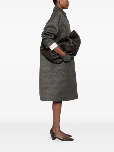 The Row contrast-stitching tote bag - Brown - zdjęcie produktu nr 2