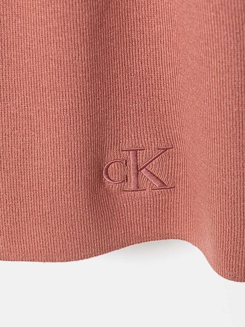 Calvin Klein Jeans szalik damski kolor pomarańczowy gładki K60K612659 - zdjęcie produktu nr 2
