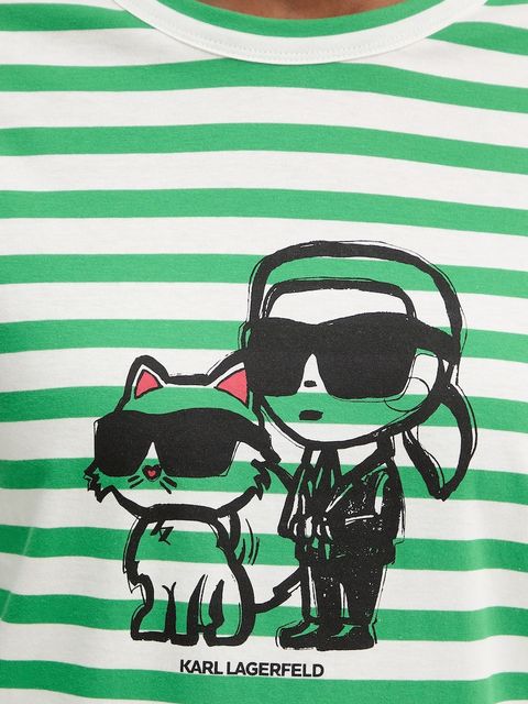 Karl Lagerfeld longsleeve bawełniany IKON