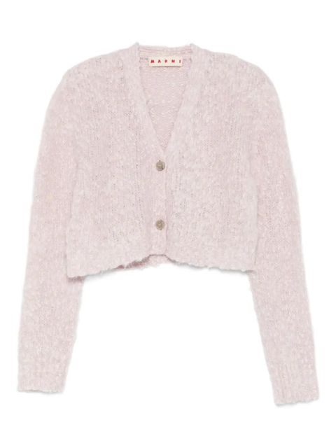 Marni button-down cropped cardigan - Pink - zdjęcie produktu nr 1