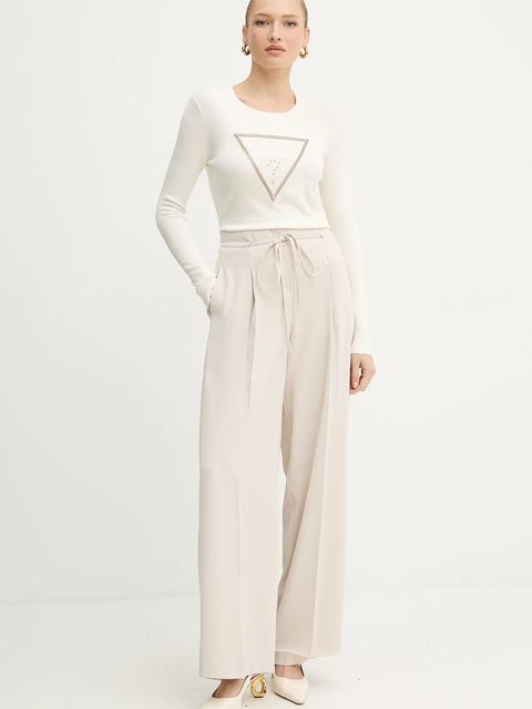 Guess sweter KIARA damski kolor beżowy lekki W5YR23 Z2NQ2 - zdjęcie produktu nr 2