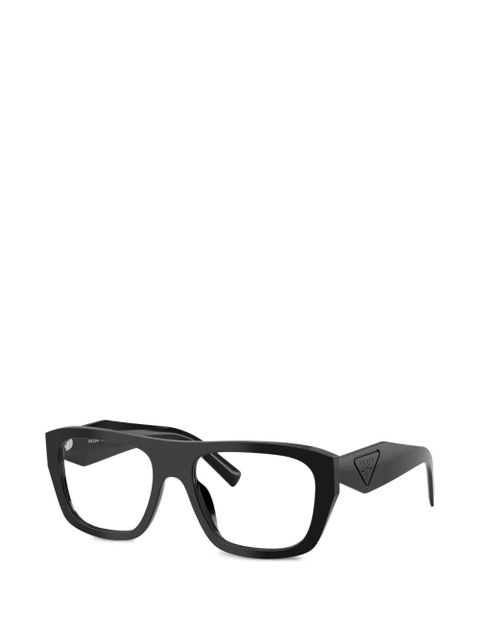 Prada Eyewear logo-detail glasses - Black - zdjęcie produktu nr 2