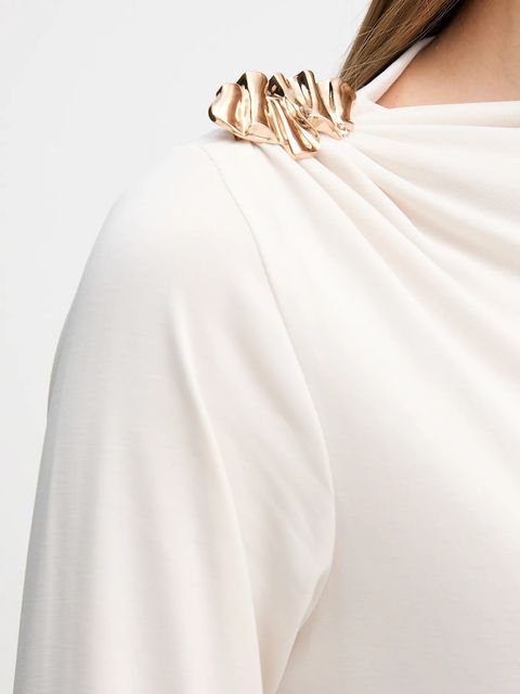 Pedro del Hierro longsleeve kolor beżowy 8622514