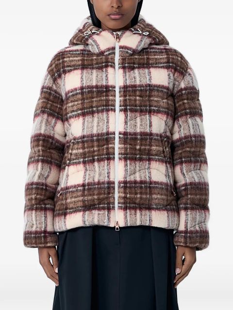 Moncler flannel down jacket - Brown - zdjęcie produktu nr 1