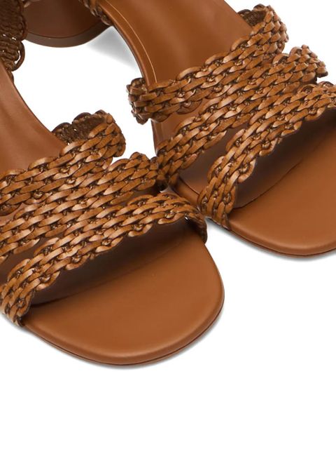 Casadei Avenida woven sandals - Brown - zdjęcie produktu nr 2