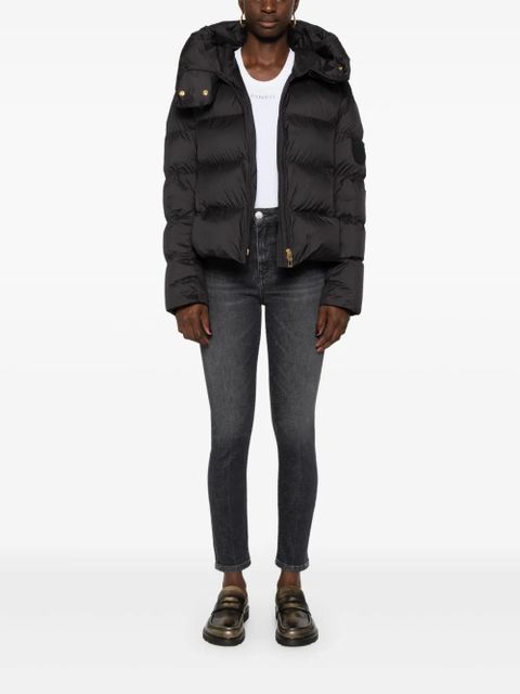 PINKO logo-patch puffer jacker - Black - zdjęcie produktu nr 2