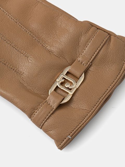 Liu Jo rękawiczki damskie kolor brązowy 2F5061.E0002 - zdjęcie produktu nr 2