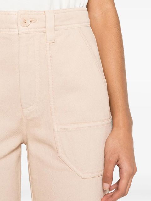Zadig&Voltaire Pepper high-waist straight-leg trousers - Neutrals