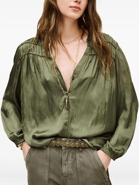Ba&Sh Cessia buttoned shirt - Green