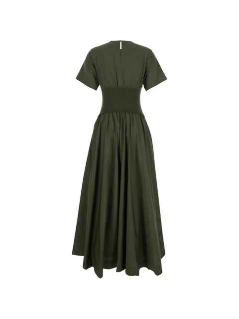 Simkhai Wrenna shirred maxi dress - Green - zdjęcie produktu nr 2