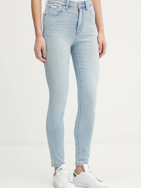 Calvin Klein Jeans jeansy damskie kolor niebieski LV047E610G - zdjęcie produktu nr 1