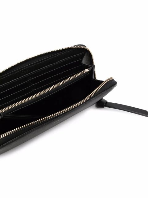 Chloé Alphabet zip-around leather wallet - Black