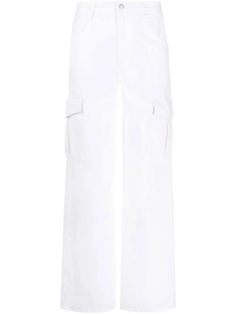 AGOLDE Minka organic cotton cargo denim - White - zdjęcie produktu nr 1