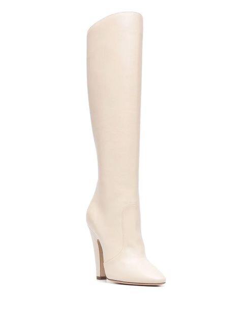 Saint Laurent 68 110mm knee-high boots - Neutrals